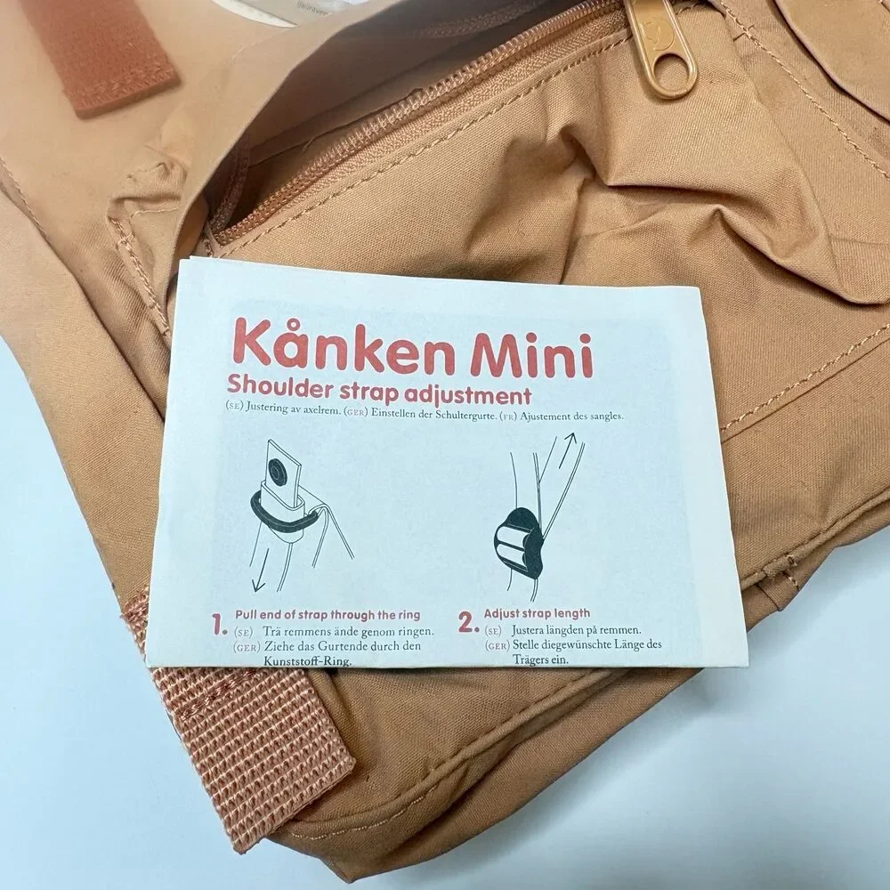 NWT FJALLRAVEN Kanken Mini Youth Terracotta Backpack 11